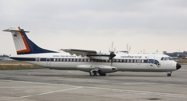 L'ATR 72-500 est le premier exemplaire d'une commande 4 appareils signée en 2007 par le gouvernement thailandais.