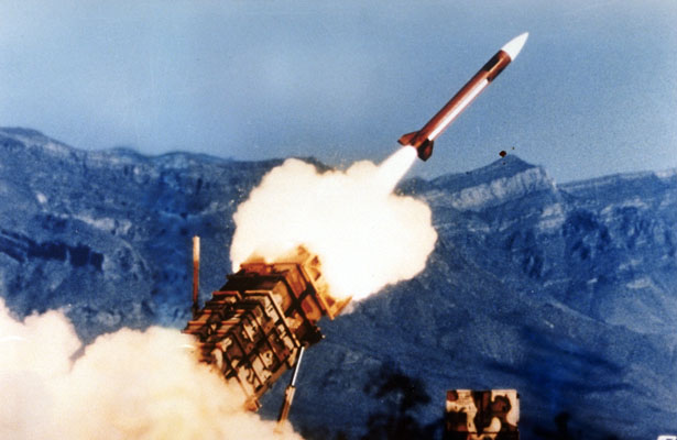 Une batterie de missiles Patriots Lockheed Martin