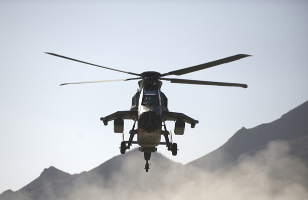 Le Tigre sur la FOB de Nijrab (Crédits : BRI Géraldine Mangin/Sirpa terre).