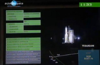 Ariane 5 lance les satellites W3B et BSAT-3b Ariane 5 lance les satellites W3B et BSAT-3b