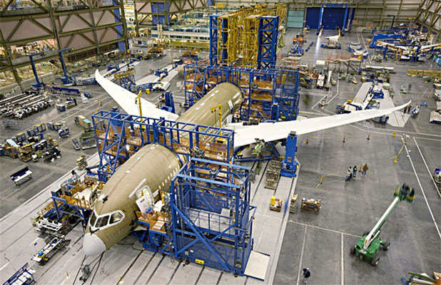 Assemblage final du B787