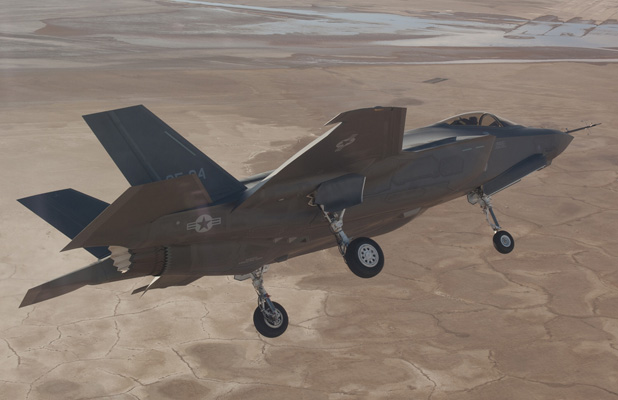 Le F-35A à la base Edwards