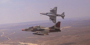 Des A-4N Skyhawk israelien.
