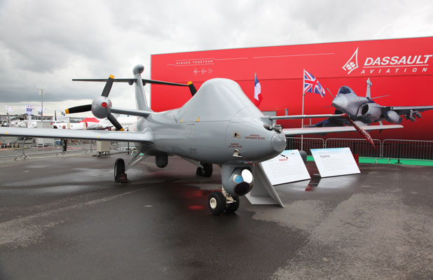 Le projet de drone franco-britannique Telemos au Bourget 2011