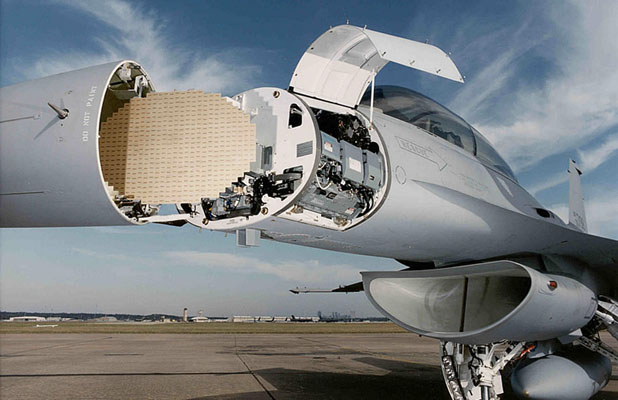 Un radar AN-APG-68v9 sur F-16
