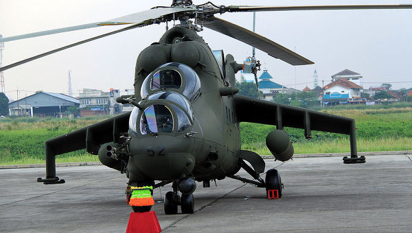 Un Mi-35.