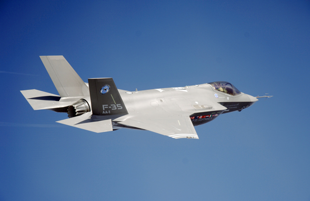 F-35 en vol d'essai