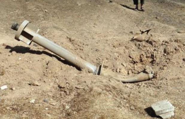 Roquette chimique en Syrie