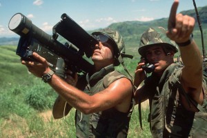 Un lance-missiles FIM-92 Stinger (US Marines Corp, 1984).