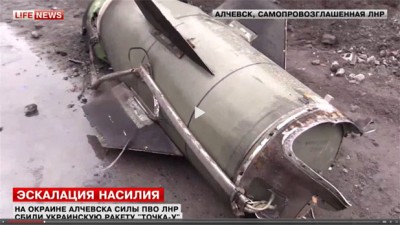 Un missile balistique Tochka abattu en Ukraine Un missile balistique Tochka abattu en Ukraine